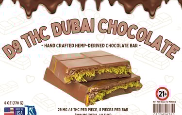 delta 9-thc dubai chocolate bar
