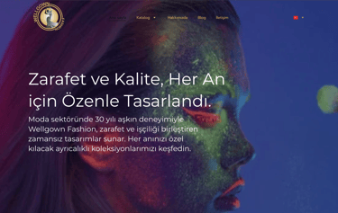 Wellgown Fashion Web Sitesi Yapımı