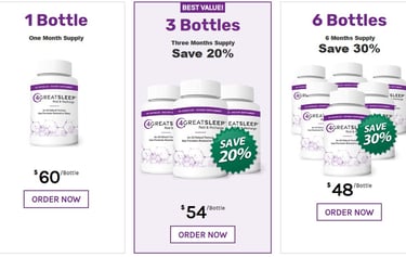 4greatsleep natural sleep aid supplement