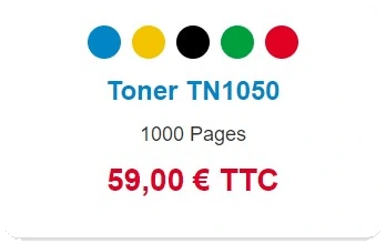 Toner TN1050 pour Imprimante Laser Brother