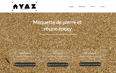 Aperçu d’une réalisation IT Consulting : création du site vitrine ayazlartdusol.fr pour une entrepri