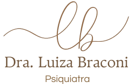 Logotipo Luiza Braconi — psiquiatra online e presencial