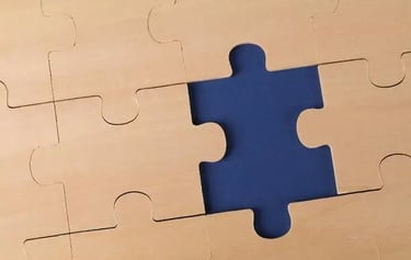 Missing puzzle piece representing gaps in sourcing, RFQ generation, and business conversion challeng