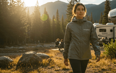 women wearing versatile and packable clothing for RV living, ideal for hiking in US National Parks