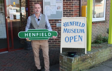 Stephen at Henfield Museum
