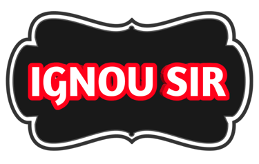 IGNOU SIR