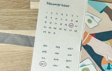 Kadoentje ingevulde datumprikker