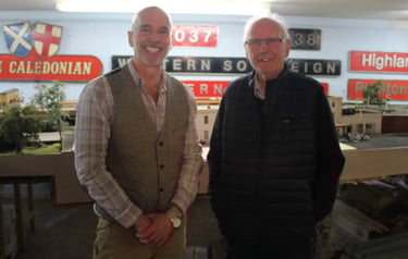 Steve with Pete Waterman
