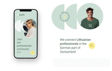 Visuell identitets eksempel – Zurilit: merkevarebygging tilpasset mobile skjermer