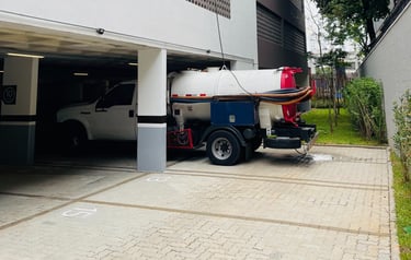 caminhão de sucção