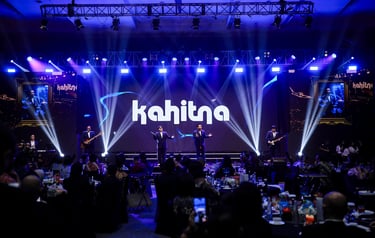 Kahitna band performing live on stage at gala dinner event photo by umarez photography