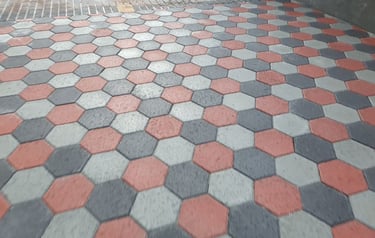 Paver colorido - Traço Blocos