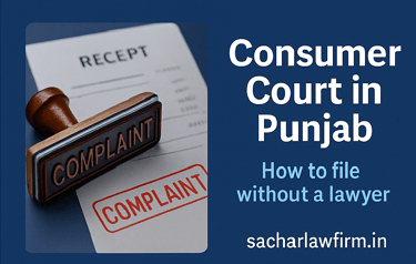 Filing consumer court without an advocate: Sachar Law Firm, Ludhiana