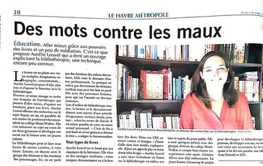 Le Havre normandie bibliothérapie collège 