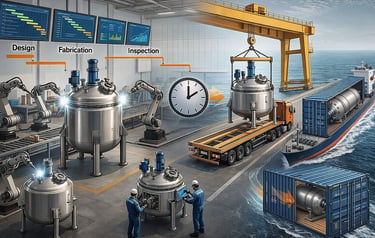 Chemical reactors and storage tanks manufacturer