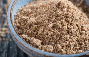 Ground flaxseeds