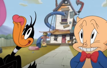 The Day the Earth Blew Up - Daffy and Porky's Home