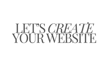 We create your website