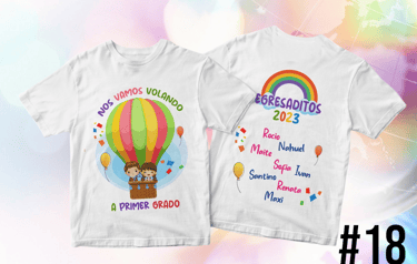 Remera para egresaditos de Jardin de Infantes