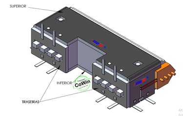 Isolação térmica removível para sistemas de aquecimento, reatores, válvulas, injetoras , extrusoras