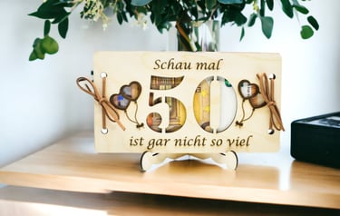 Handgemachtes Geschenk zum Geburtstag