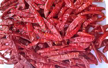 Guntur chilli stemless-premium variety from Nadaf Enterprises