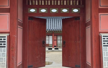 Hwaseong Haenggung wooden gate