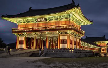 Gatehouse view of Woljeonggyo Bridge