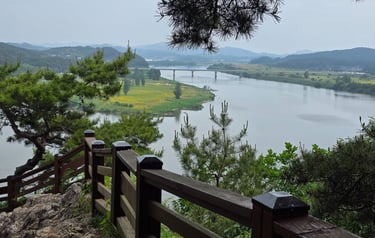 View from inside Busosanseong Fortress