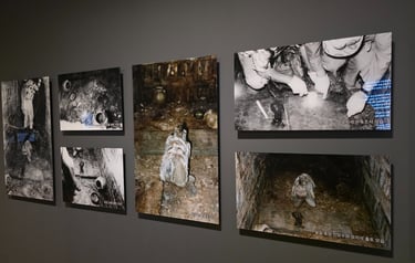 Photos of tomb excavation in Gongju National Museum