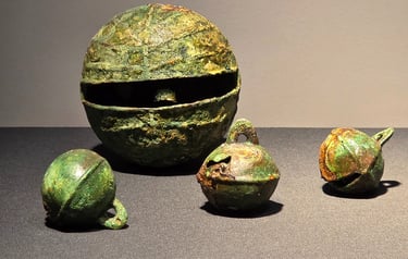 Gilt bronze bells