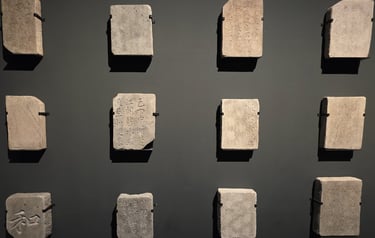 Joseon examples of king's calligraphy carved in stone