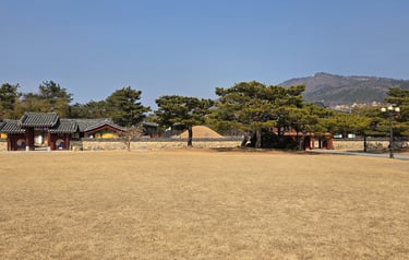 View of King Suro tomb complex