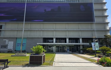 Outside view of the Natiomal Museum of Korean Contemporary History