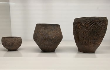 Neolithic pots of different size