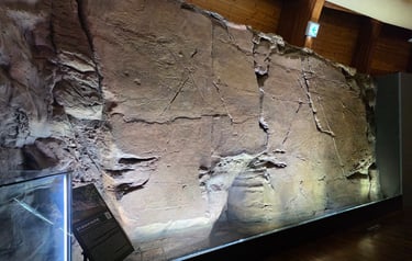 Replica of the Bangudae Terrace petroglyphs