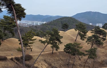 Jisandong tumuli view 2