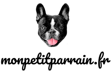 Logo Mon petit parrain | bouledogue