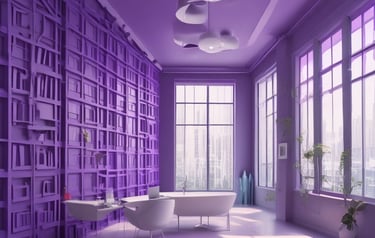 Man with bun hairstyle working on laptop