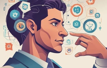 A friendly customer service representative wearing a headset, smiling and ready to assist.