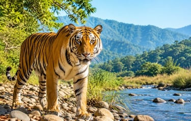 Royal Bengal Tiger at Jim Corbett National Park