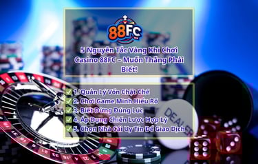 5 nguyên tắc vàng khi chơi casino online