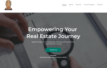 	Property selling website for Kubera Properties by Suvarna Visions