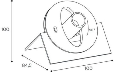 dibujo técnico foco suelo