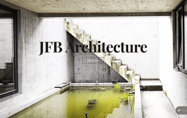 Site internet - JFB Architecture