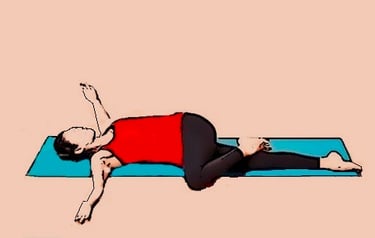 Reclining Twist Pose (Supta Matsyendrasana)