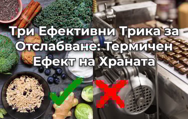 Три трика за отслабване с термичен ефект на храната