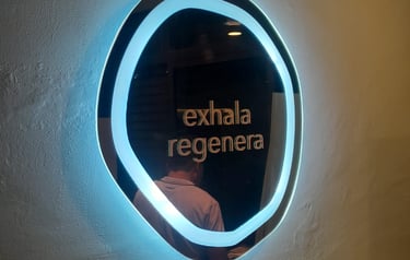 Espejo mágico personalizado con luz led
