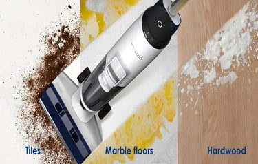 Cordless floor washer