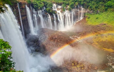 Cascadas en Angola